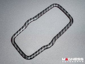 Alfa Romeo Stelvio Headlight Control Trim Kit - Carbon Fiber - Flexible / Self Adhesive